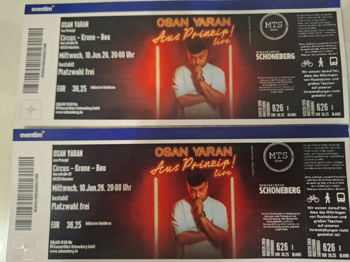 Tickets osan yaran - 2,