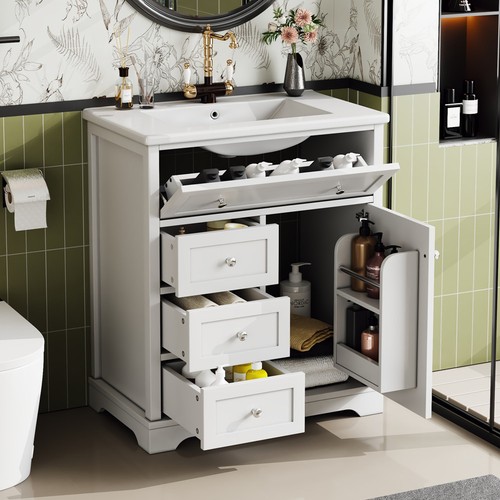 Waschtisch mit unterschrank - mit,