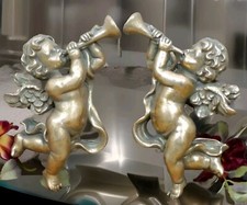 Engel Set Wandfigur Engelfigur Barock Putte Wandengel Skulptur Figur Antik Stil
