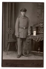 Kabinettfoto Soldat IR78