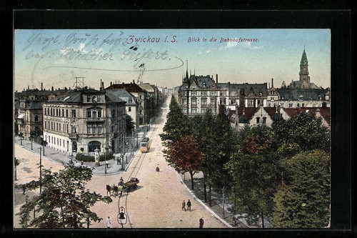 Ansichtskarte zwickau s - zwickau, i.