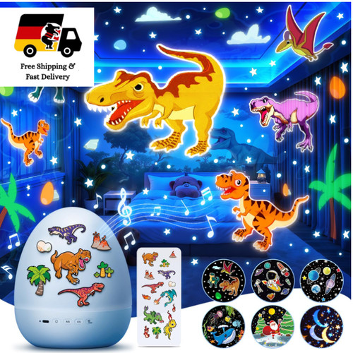 Dino projektor nachtlicht - dino, ei