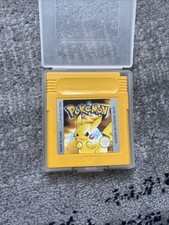 Pokémon Gameboy Gelbe Edition Spiel Nintendo Original Speicher Funktioniert Alt