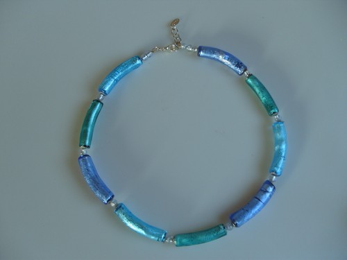 Murano glas kette halskette - glas,