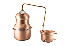 Destillierkolben 10 LITER SCHLANGE aus Kupfer Handarbeit für Gewinnung und Produktion