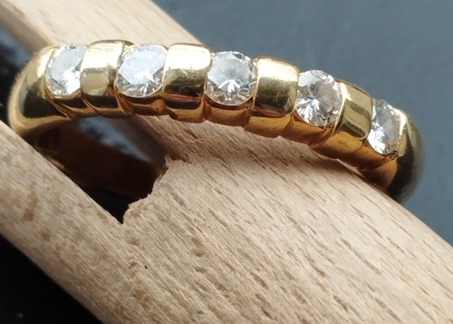 Schlichter brillant ring 750er - schlichter,