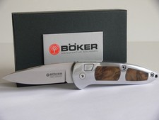 Böker Taschenmesser Aluminium  Thujaholz