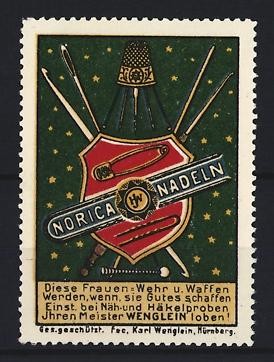 Reklamemarke norica nadeln - reklamemarke,