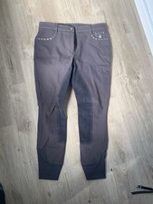 Cavallo Reithose Corvina Gr. 84 NEU Vollbesatz Lederimitat (Gr. 36 Lang!) Strass