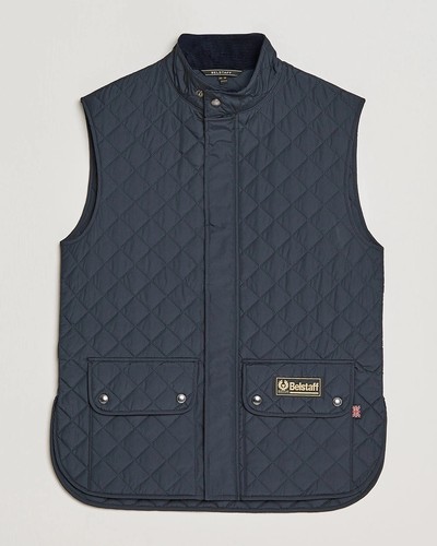 Belstaff quilted black gilet - black,