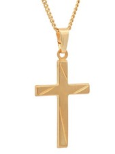 Anhänger kreuz mit massiver - kreuz,