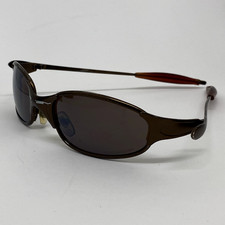 SELTENE VINTAGE SONNENBRILLE OAKLEY TITANIUM 90ER E-WIRE T-WIRE X-METAL