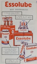 Bordheft ESSO ESSOLUB STRANDARD OIL Ölkanister Illustrator Hervé Baille