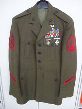 US Marine Corps Jacke Original Staff Sergeant Irak Afghanistan Silver Star