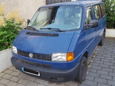VW T4 Transporter blau - Bulli - schlichter Camper / 2,5 L Benziner / Automatik