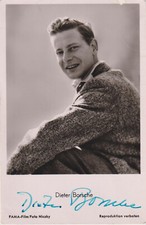 DIETER BORSCHE Original Autogramm signierte Postkarte 50er Jahre