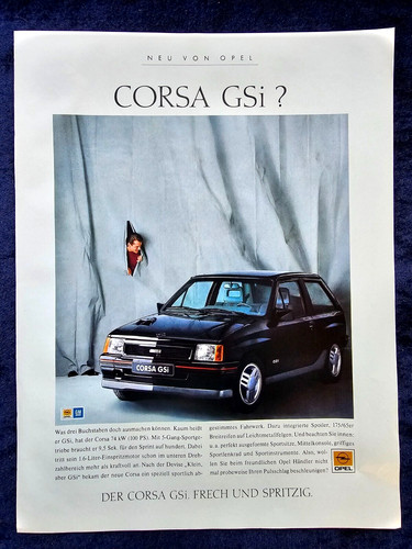 Opel corsa gsi originale - a,