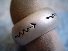 Silberring Gr. 55 matt 