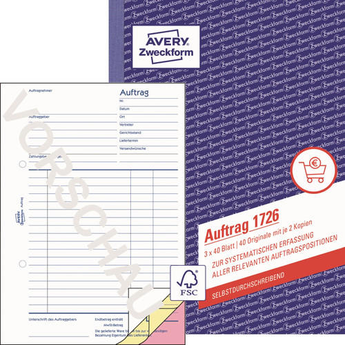 Avery zweckform formularbuch - avery,