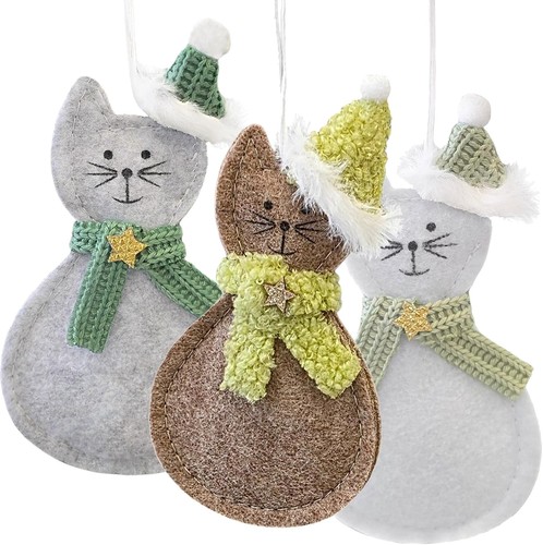 Filzanhänger katzen 3 - filzanhänger, katzen,