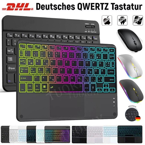 Qwertz bluetooth tastatur maus - tastatur,