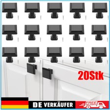 20X Schwarz Möbelknöpfe