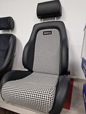 Sparco Sportsitz GT Kunstleder schwarz/ Pepita mit Lordose-Einstellung,  Neu !