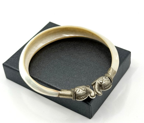 Vintage perlmutt armreif - vintage,