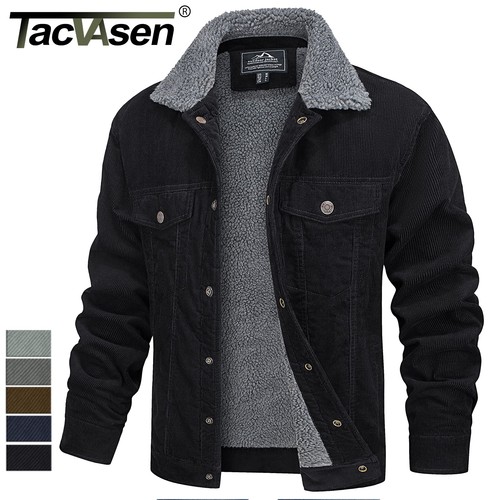 Men corduroy jacket - men's, sherpa