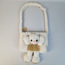 Muff Handwärmer mit Reißverschluss Portemonnaie-Fach kuschelig warm Katzen Motiv