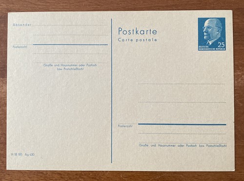 Ganzsache postkarte walter - ganzsache,,