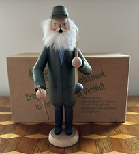 Crottendorfer Räuchermann Original Erzgebirge Höhe 23cm 