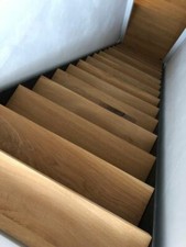 Treppenstufen Eiche Buche Esche 3cm - 4,5cm dick, geölt, rustikal massiv