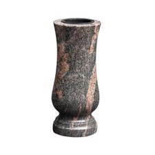 Grabvase Granit Himalaya Friedhofsvase Vase  Grabschmuck MATT selten