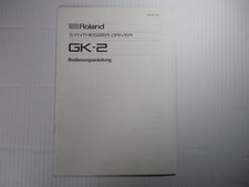 Roland Gitarren Synthesizer GK-2 Bedienungsanleitung in deutsch