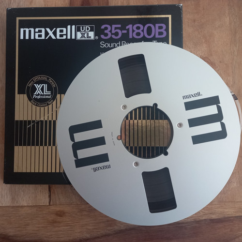 Tonbandspule maxell 5 - tonbandspule, 26,5