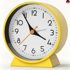 Analoger Wecker ohne Ticken