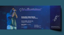Joel Brandenstein Konzertticket 29.12.25 Berlin
