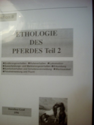 Ethologie des pferdes - ethologie,