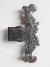 Scharnier Kommodenbeschlag Möbelbeschlag Möbelband schwarz rustikal 7 cm