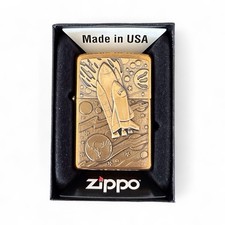 Zippo Sturmfeuerzeug Original Trickzippo Mondlandung