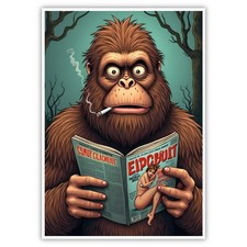 Affe Bild Humor A4 Kunstdruck