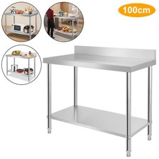 100cm Edelstahltisch