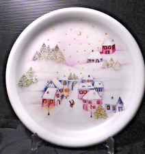 Arzberg Germany Weihnachtsteller  Weihnachten Dorf Im Schnee  D - 27cm