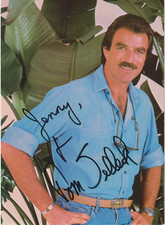 TOM SELLECK Original Autogramm