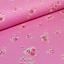 Rosen auf Rosa Serie Wales Westfalenstoffe Patchwork Stoffe Deko (0381)