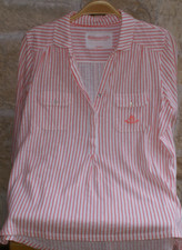 ADENAUER & Co. Shirt Longsleeve orange weiß maritim Gr.M/38-40 NEU NP 129,90 €