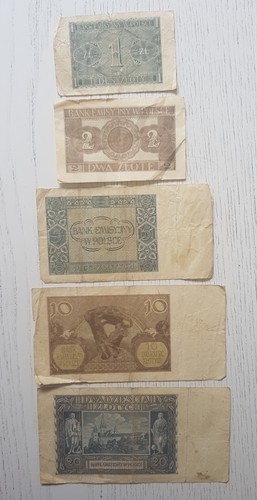 Geldscheine zloty zlotych - geldscheine,