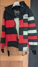 Billabong Ski-/Snowboardjacke Größe L 4 schwarz-rot-weiß