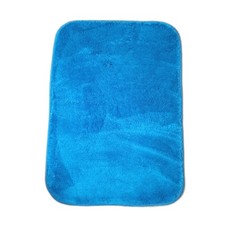 Gözze Badteppich Premium Rutschfester RIO 100% Microfaser 50 x 70 cm Petrol Luxu